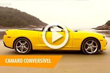 Camaro SS chega ao Brasil em versão conversível