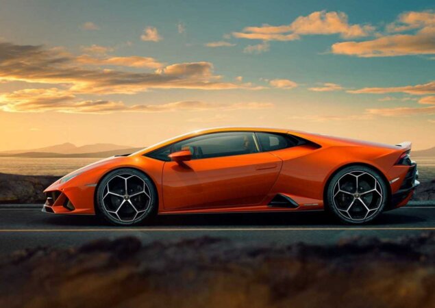Visual agressivo é marca dos Lamborghini