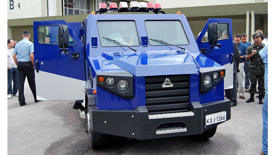 Bllindadinho serve para patrulhas em áreas de risco