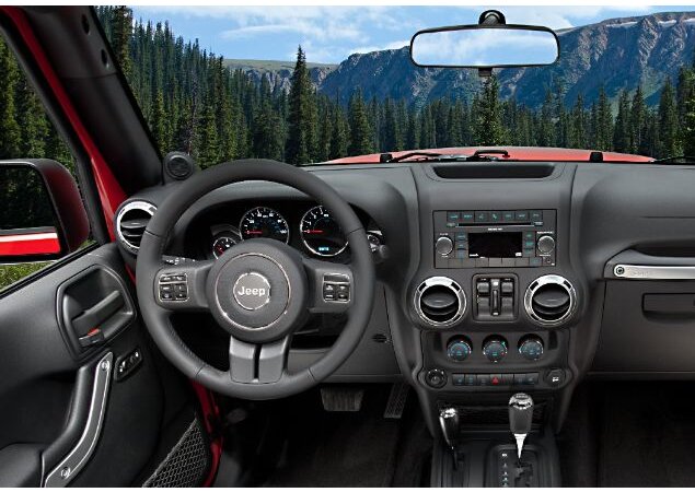 Interior do Wrangler