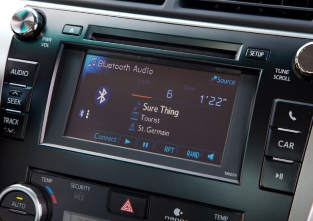 Tela touch screen do Camry