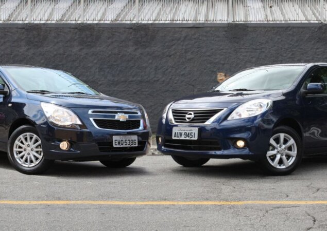 Chevrolet Cobalt LTZ e Nissan Versa SL