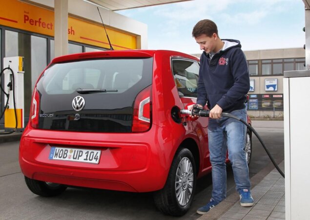 Além de gasolina, o eco Up! pode rodar com gás natural