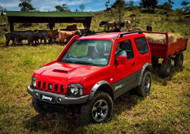 Suzuki trabalha para oferecer uma pequena carreta ao Jimny