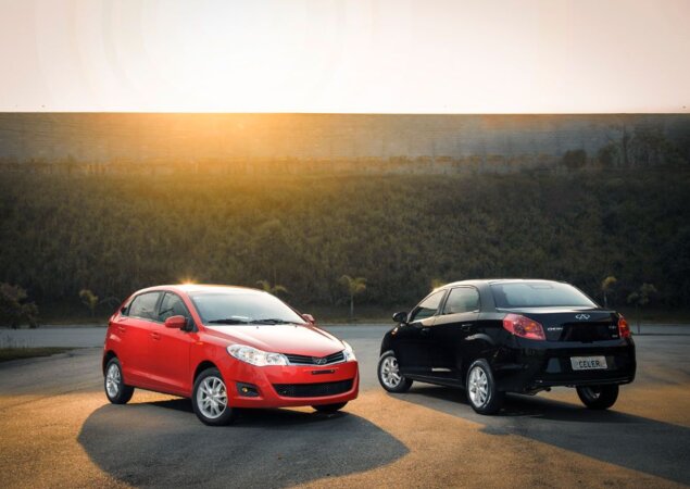 Chery Celer será o primeiro carro da marca a ser fabricado no Brasil, mas o modelo nacional chega apenas em 2014