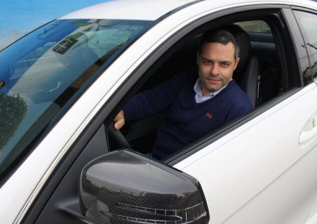 Robson Spadoni foi a vítima da fera da Mercedes-Benz