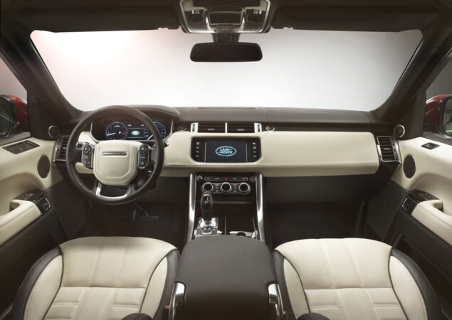 Interior do Range Rover Sport pode combinar várias cores