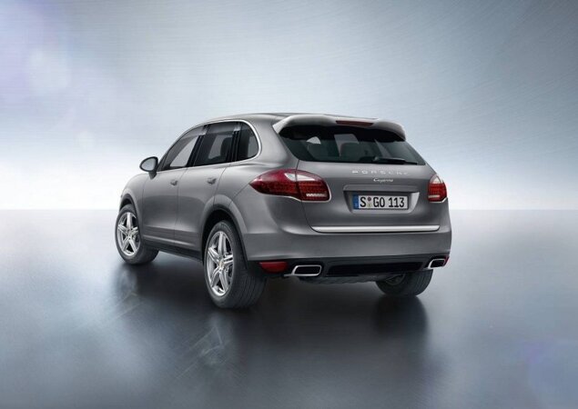 O Porsche Cayenne Platinum Edition também ganhou novas rodas de liga leve de 19 polegadas 
