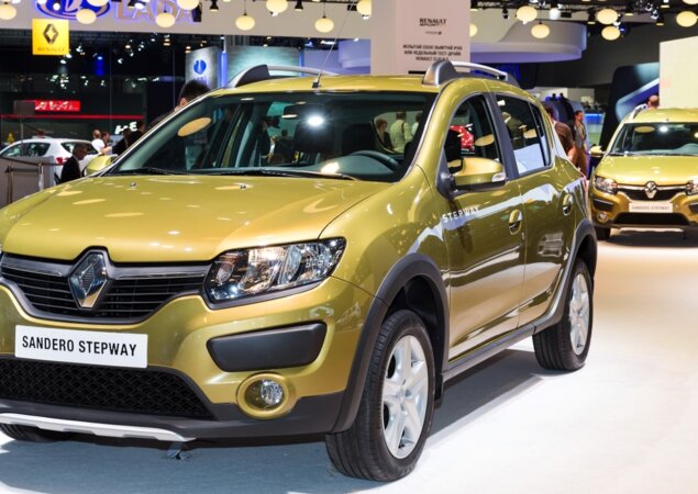Renault Sandero Stepway aparece com a mesma frente do hatch, lançado no Brasil no início de julho