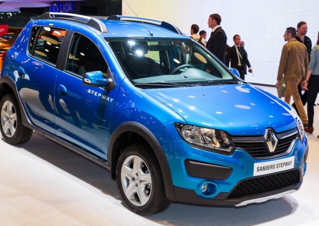 Exposto no Salão de Moscou, o novo Sandero Stepway será lançado no Brasil em outubro