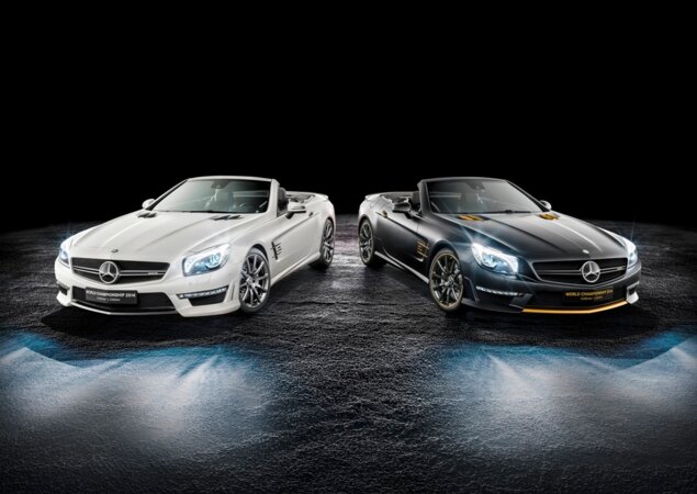 Mercedes-Benz lança série especial SL 63 AMG World Championship 2014 Collector's Edition para celebrar conquistas na temporada 2014 da Fórmula 1
