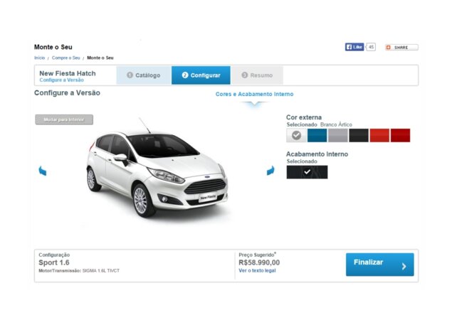 A versão já está disponível no configurador da marca