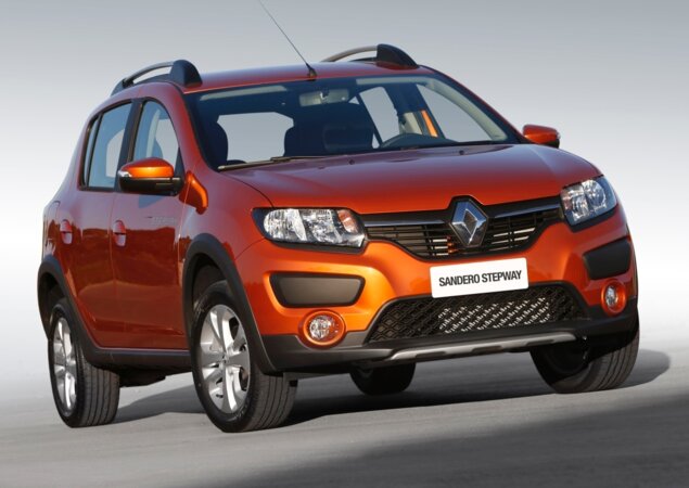 O Sandero Stepway (foto) foi o único a receber de série a nova central multimídia Media NAV Evolution