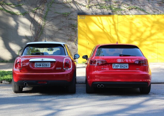 Hatch da MINI, porém, é mais curto