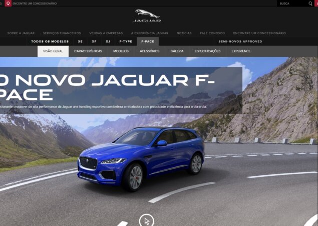 O SUV já aparece no site oficial da marca no Brasil