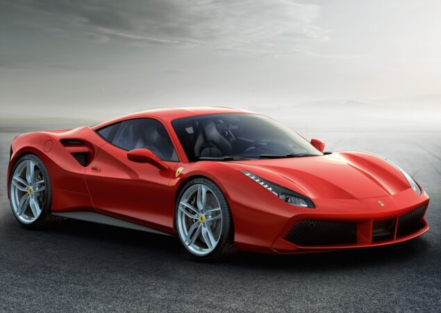 Nova 488 GTB é a primeira Ferrari com motor central traseiro turbo desde a F40