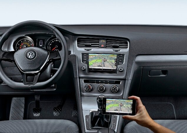 Interior do Golf Comfortline