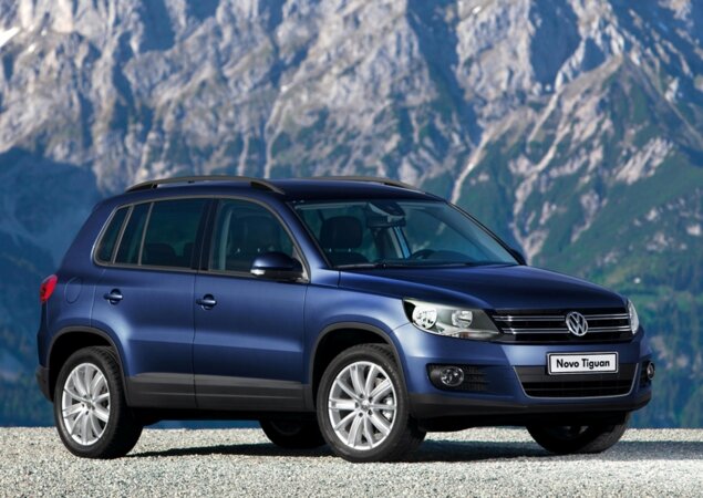 Outra novidade é que o SUV Tiguan ganha uma nova versão de entrada 1.4 TSI