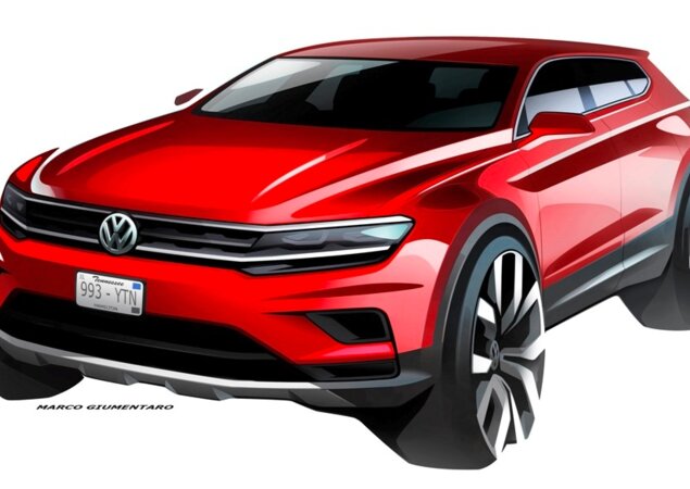 VW Tiguan Allspace será apresentada em janeiro no Salão de Detroit