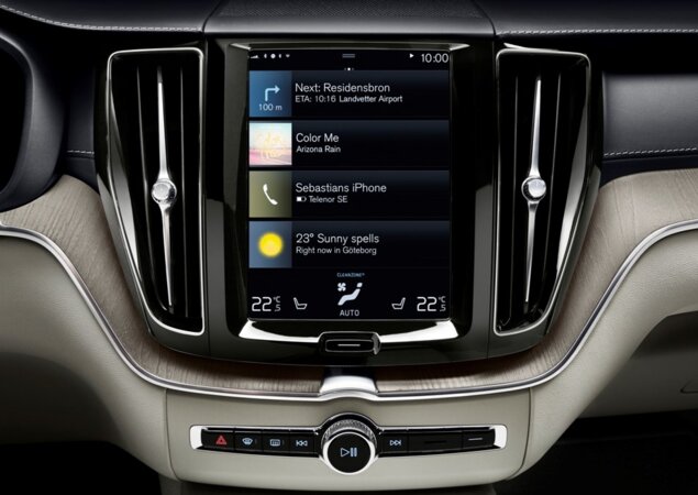 Tela central multimídia é a mesma do XC90