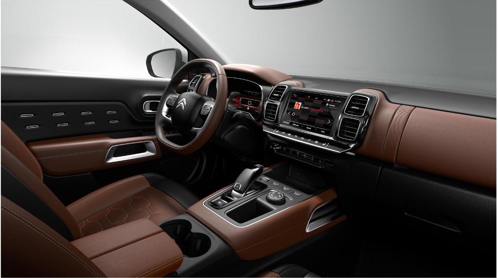 Interior do novo Citroën C5 Aircross
