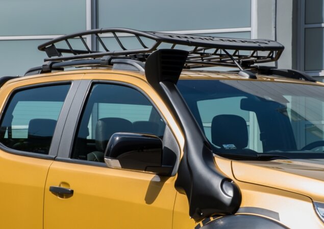 O snorkel permite que a S10 Trailboss trechos alagados