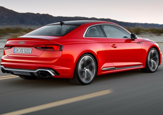 Com motor V6 biturbo de 450 cv, o novo RS 5 chega aos 100 km/h em 3,9 segundos
