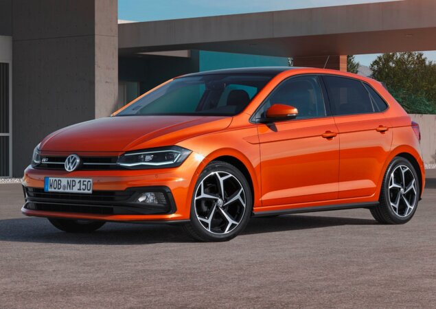 No Brasil, o Volkswagen Polo disputará mercado com Fiat Argo