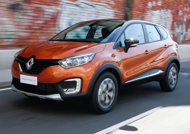 Com nove opções de cores com teto contrastante, o Renault Captur se diferencia entre SUVs compactos