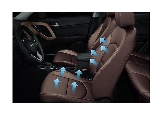 Hyundai Creta, na versão Prestige, conta com banco do motorista com ventilação
