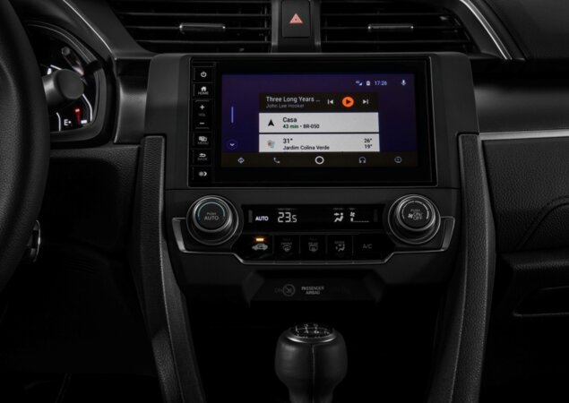 Todas as versões trazem central multimídia compatível com Android Auto e Apple Car Play