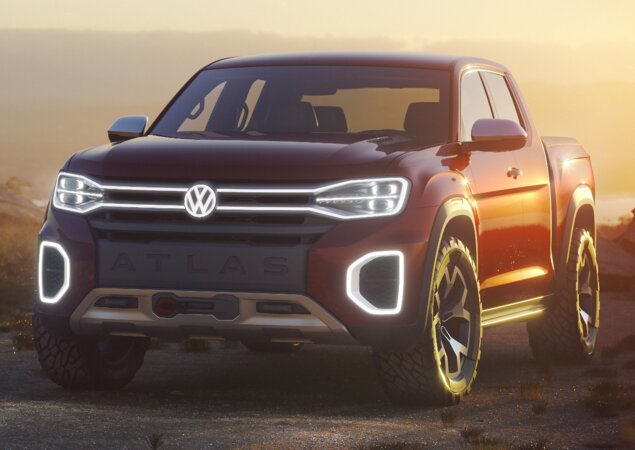 Volkswagen Atlas Tanoak é a nova picape conceitual da marca