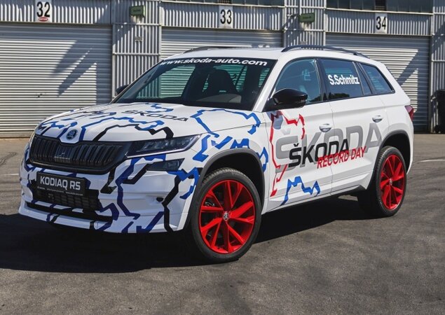 Skoda Kodiaq vRS agora é o SUV de sete lugares mais rápido do mundo