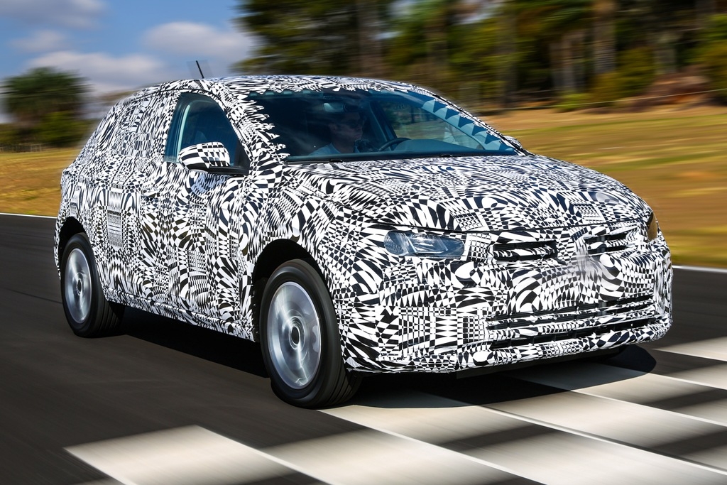 Volkswagen divulga imagens oficiais do Polo em teste