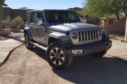 Andamos no novo Jeep Wrangler no deserto do Arizona
